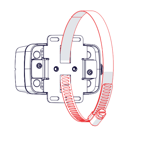NEON transmitter mount