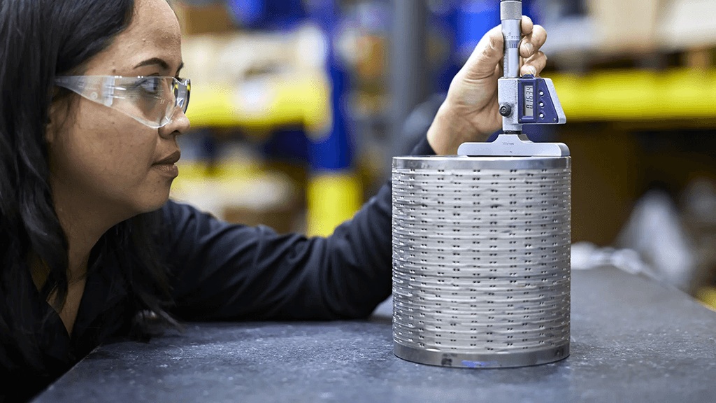 IMI-Critical-DRAG-disc-stack-being-measured-scaled