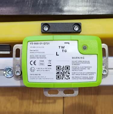 Example of a mounted NEON Contact Sensor